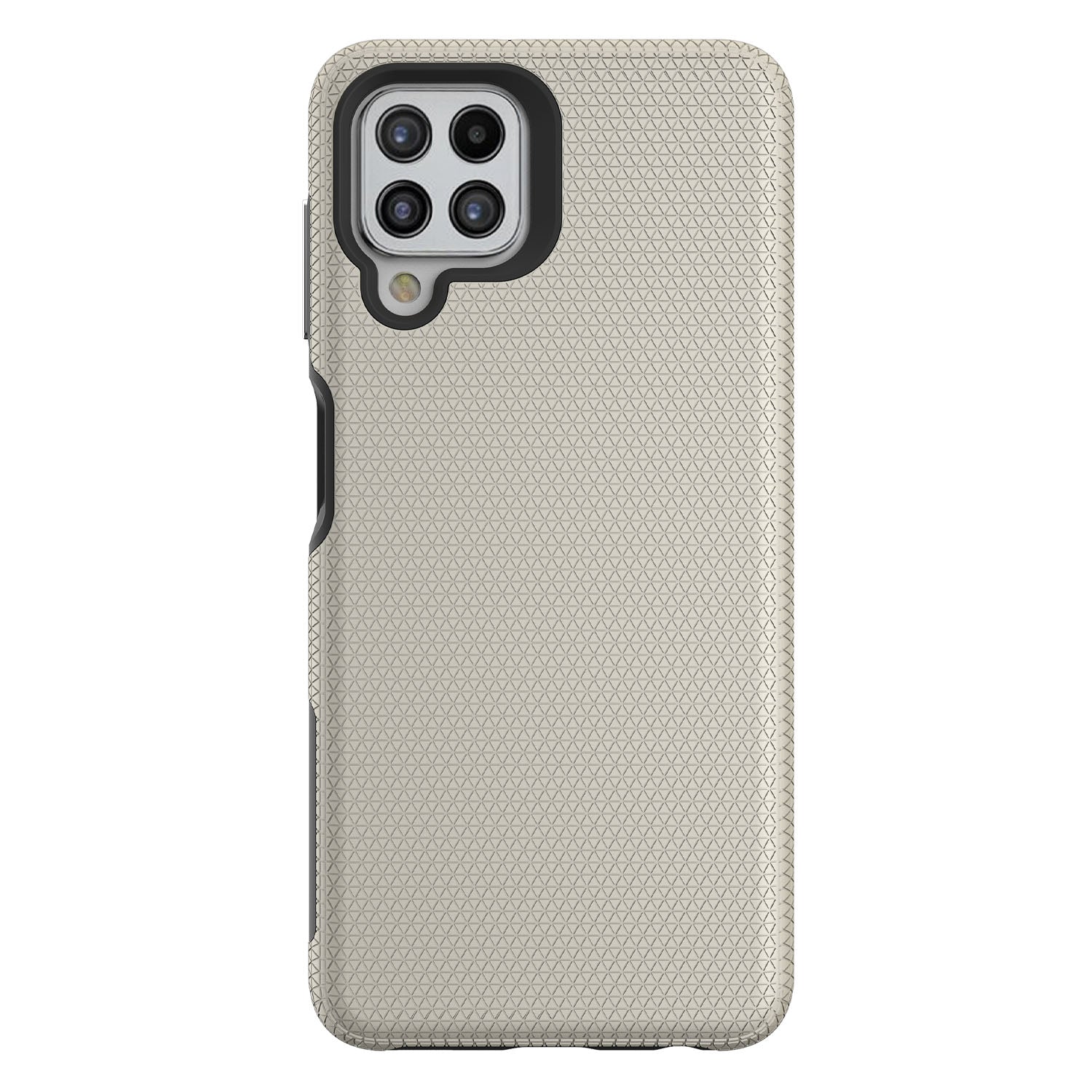 TPU PC Cover for Samsung Galaxy A22 4G (EU Version) Hybrid Case Triangle Military Grade Fall Protection Back Shell TPU PC Cover for Samsung Galaxy A22 4G (EU Version) Hybrid Case Triangle Military Grade Fall Protection Back Shell